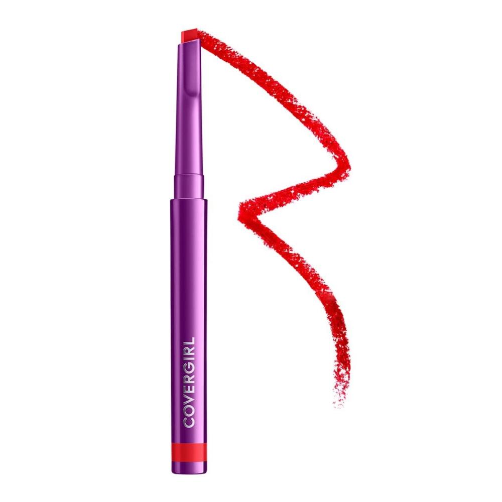 imageCOVERGIRL Simply Ageless Lip Flip Liner Brilliant Coral Pack of 1Devoted Red