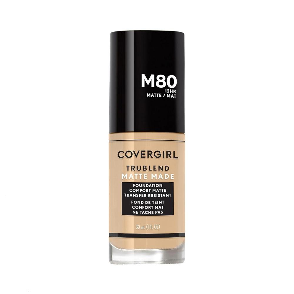 imageCOVERGIRL TruBlend Matte Made Liquid Foundation Cappuccino  1 Fl Oz Pack of 1CARAMEL BEIGE