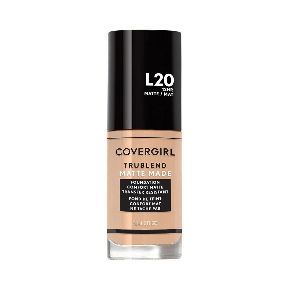 imageCOVERGIRL TruBlend Matte Made Liquid Foundation Cappuccino  1 Fl Oz Pack of 1LIGHT IVORY