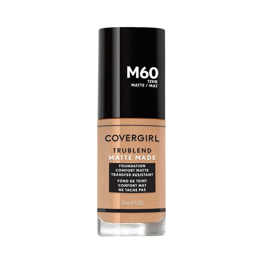 imageCOVERGIRL TruBlend Matte Made Liquid Foundation Cappuccino  1 Fl Oz Pack of 1NATURAL BEIGE