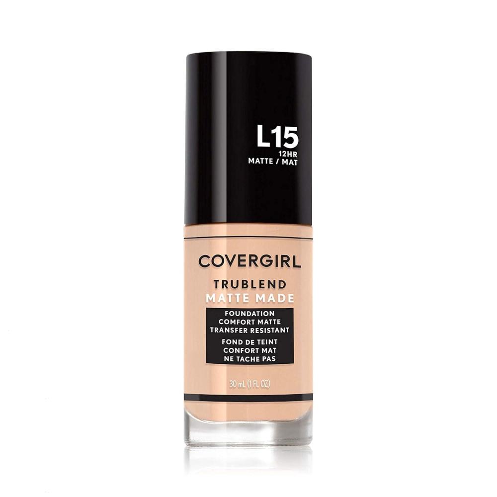 imageCOVERGIRL TruBlend Matte Made Liquid Foundation Cappuccino 1 Fl Oz Pack of 1PORCELAIN