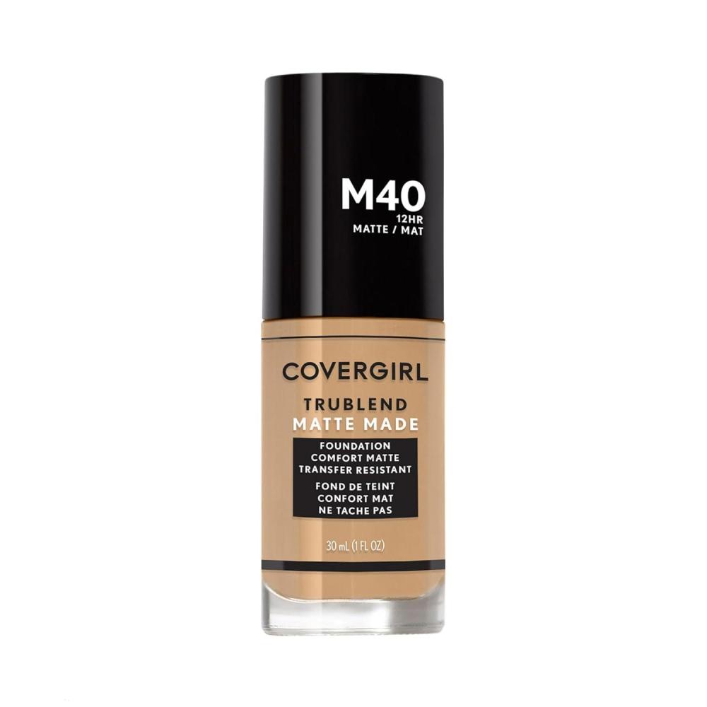 imageCOVERGIRL TruBlend Matte Made Liquid Foundation Cappuccino 1 Fl Oz Pack of 1WARM NUDE