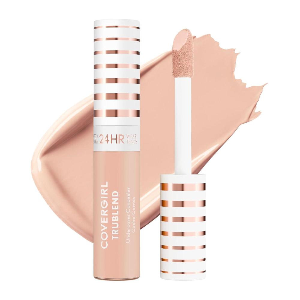 imageCOVERGIRL TruBlend Undercover Concealer Buildable Full Coverage 24Hour Wear Matte Finish  L900 Classic Beige Packaging May Vary150 Porcelain