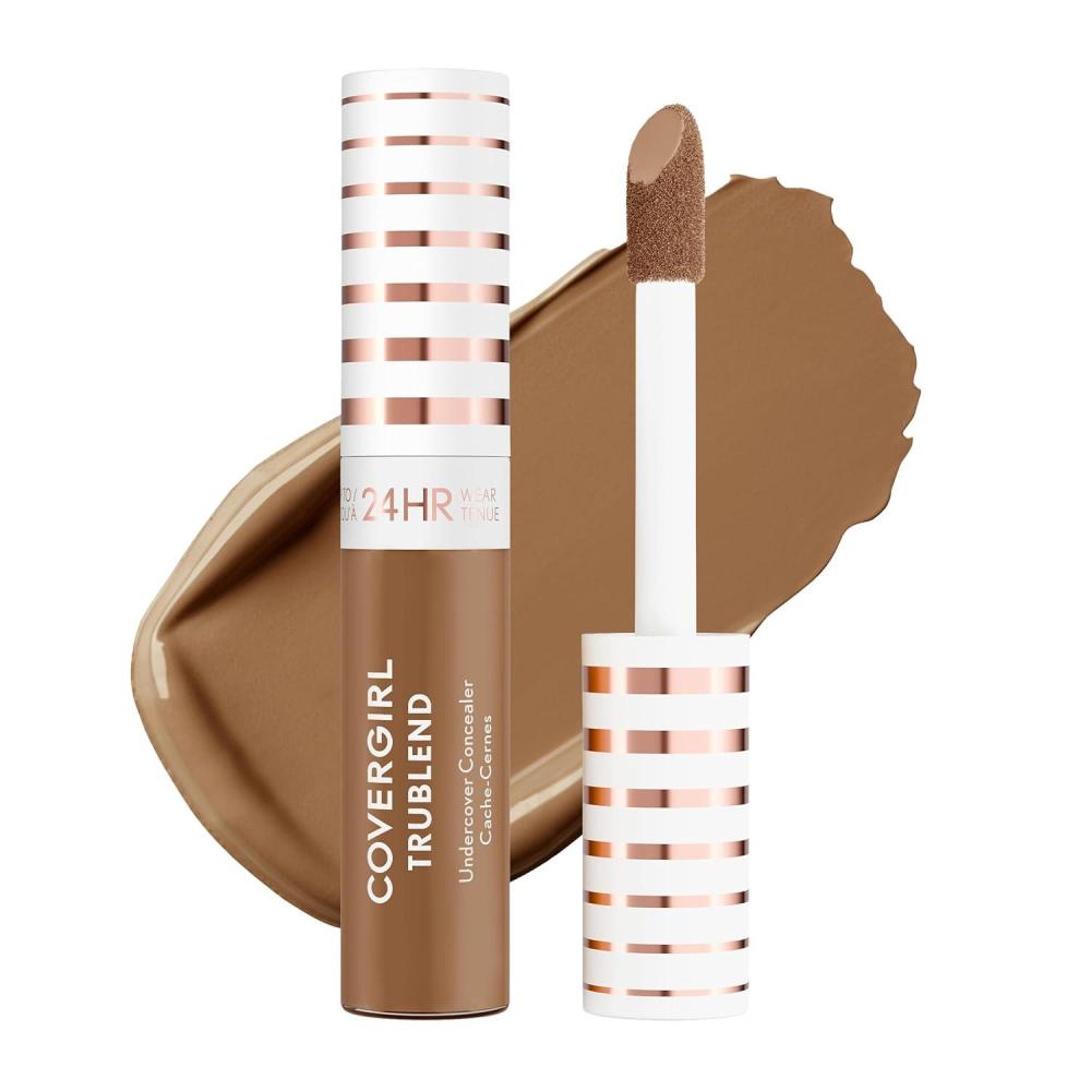 imageCOVERGIRL TruBlend Undercover Concealer Buildable Full Coverage 24Hour Wear Matte Finish  L900 Classic Beige Packaging May VaryD100 Golden Caramel