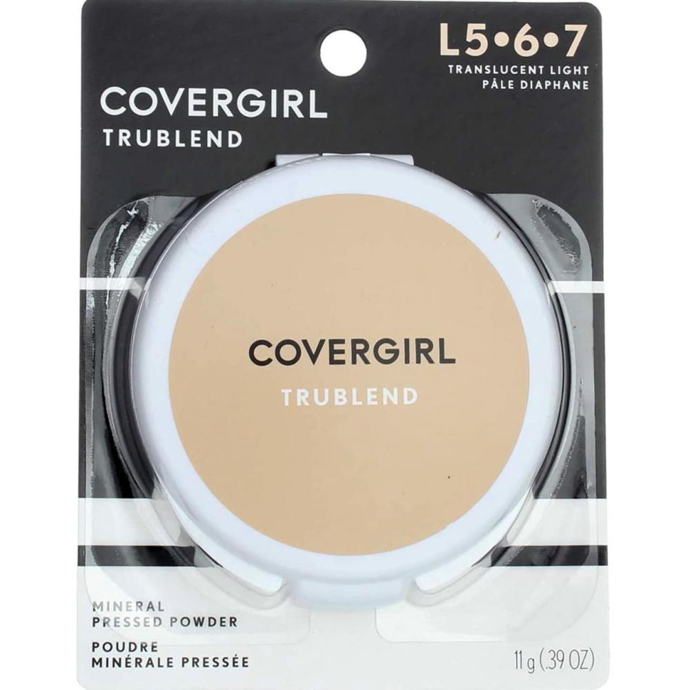 imageCOVERGIRL truBlend Pressed Blendable Powder Translucent Light 039 Ounce packaging may vary