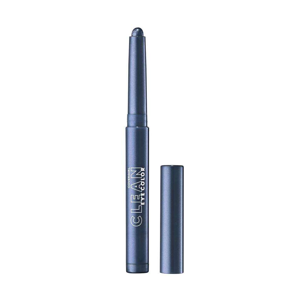 imageCoverGirl Clean Multiline Eyeshadow Pencil 300 Stroke Of Midnight Vegan Formula Shimmer Eyeshadow Easy Application Glides on Effortlessly Blends Perfectly 005oz