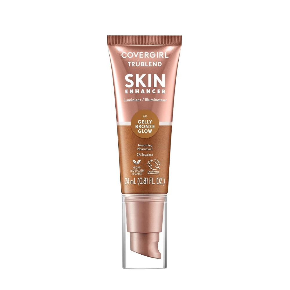 imageCoverGirl TruBlend Skin Enhancer Bronze Glow Luminizer Glowy Finish Flexible Coverage Clean amp Vegan WaterBased Formula For All Skin Tones 081ozBronze Glow