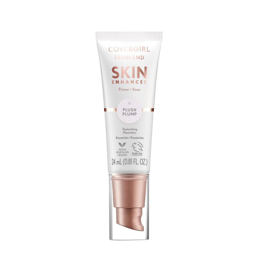 imageCoverGirl TruBlend Skin Enhancer Plush Plump Primer Plumps Dry Skin Blurs Pores Hydrating Brightening Lasts All Day 081ozPlush Plump