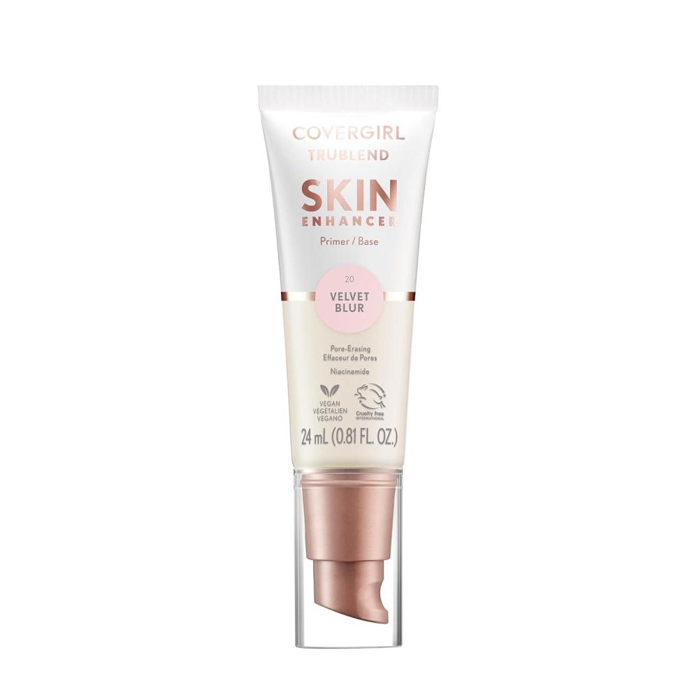 imageCoverGirl TruBlend Skin Enhancer Plush Plump Primer Plumps Dry Skin Blurs Pores Hydrating Brightening Lasts All Day 081ozVelvet Blur