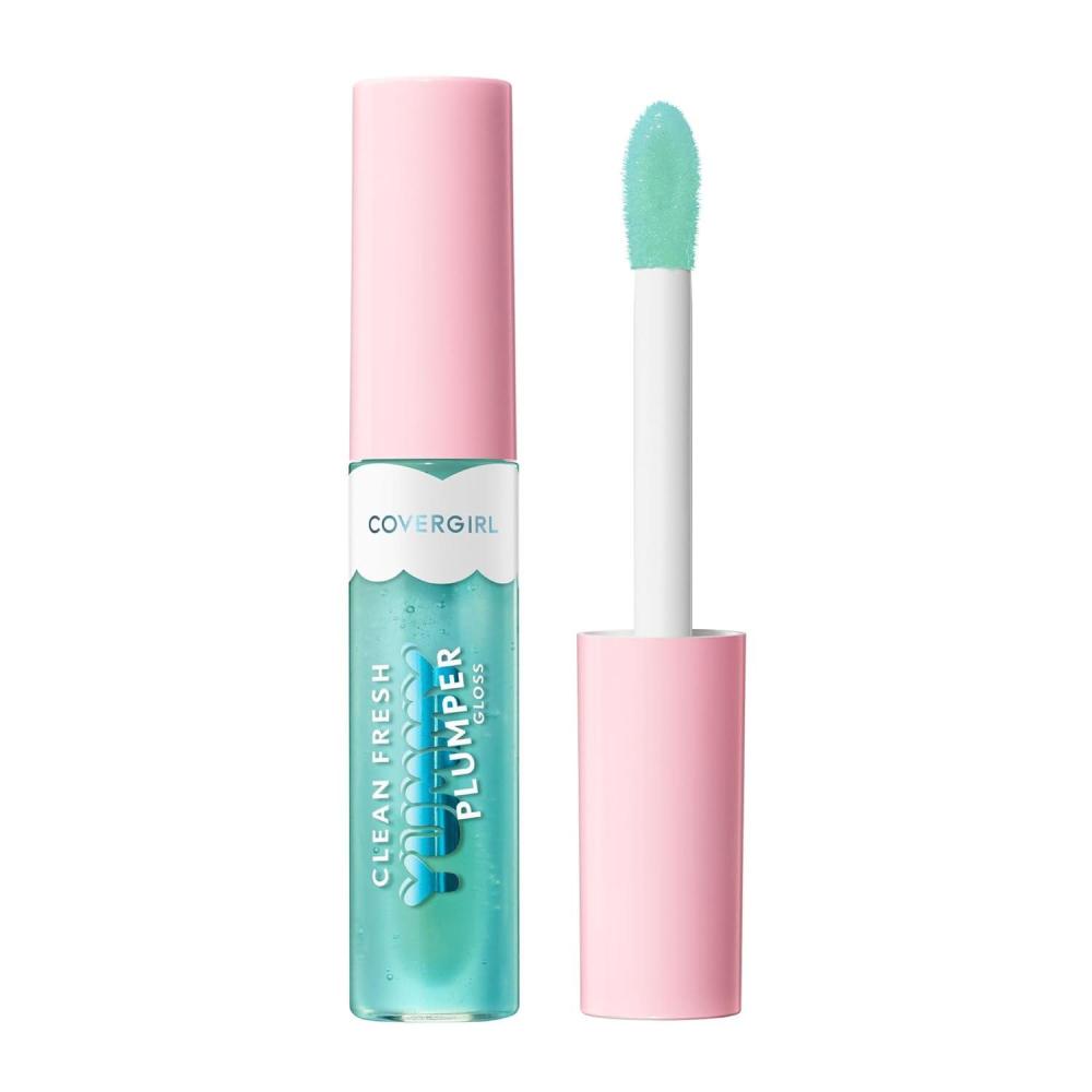 imageCovergirl Clean Fresh Yummy Plumper Lip Gloss 800 Minter Is Coming Plumper Gloss Shiny Vegan Formula Easy to Apply Minty Flavor 033ozPlumper  800 Minter Is Coming