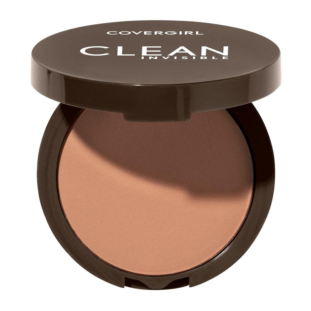 imageCovergirl Clean Invisible Pressed Powder Lightweight Breathable Vegan Formula Warm Nude 158 038oz155 Soft Honey