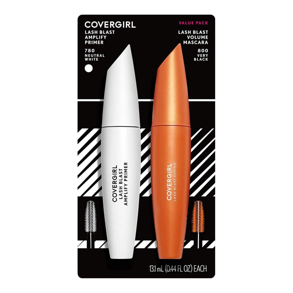 imageCovergirl Lash Blast Volume Mascara Very BlackBundle  800 Very Black  780 Neutral White Primer