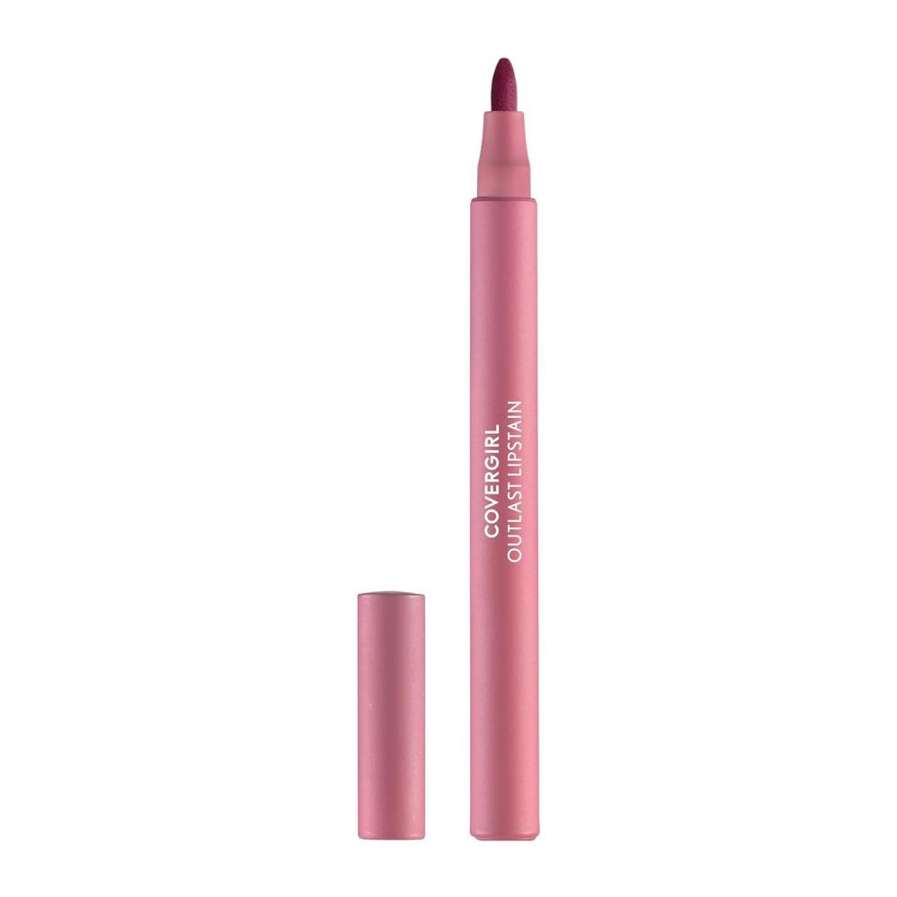 imageCovergirl Outlast 05 AllStar Lipstain Smooth Application Precise PenLike Tip TransferProof Satin Stained Finish Vegan Formula 006oz20 Admire