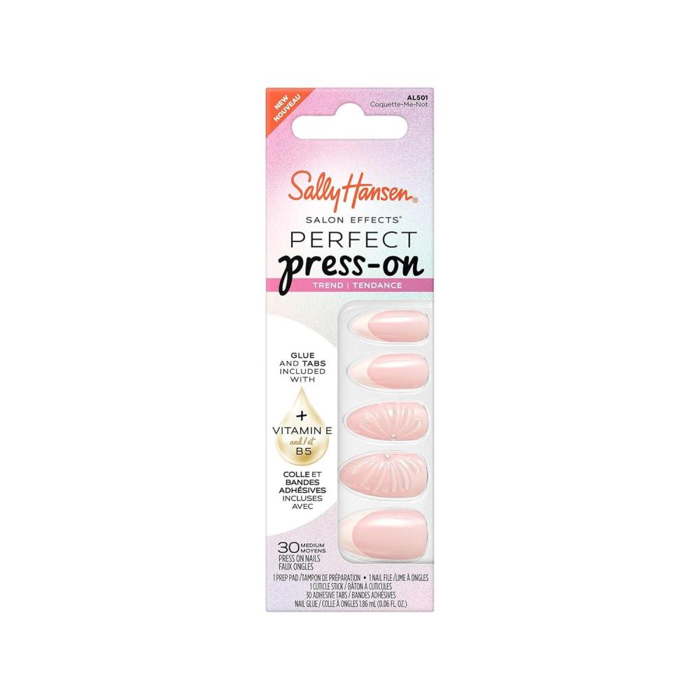 imageSally Hansen InstaDri x Stranger Things Perfect PressOns The Final BattleAlmond Nails Blushing on You