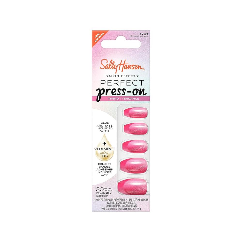 imageSally Hansen InstaDri x Stranger Things Perfect PressOns The Final BattleCoffin Nails  CoquetteMeNot