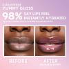 COVERGIRL Clean Fresh Yummy Lip Gloss, Sheer, Natural Scents, Vegan Formula – 200 Laugh-Vender, 0.33 fl oz(150 Sugar Poppy)