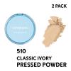 COVERGIRL Clean Matte Pressed Powder, Medium Light 535, 0.35 Oz, Pack of 1 (Packaging May Vary)(Classic Ivory Warm Tone)