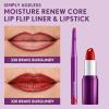 COVERGIRL Simply Ageless Lip Flip Liner, Brilliant Coral, Pack of 1(Brave Burgundy)