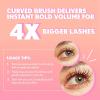 CoverGirl Eye Enhancer, Intense Black, 3D Mascara, Curved Fiber Brush, Plant-Based Lifting Wax, For All Lash Types, 24-Hour Wear, Transfer-Proof, Flake-Free, 0.30oz(Dark Chocolate)