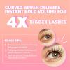CoverGirl Eye Enhancer, Intense Black, 3D Mascara, Curved Fiber Brush, Plant-Based Lifting Wax, For All Lash Types, 24-Hour Wear, Transfer-Proof, Flake-Free, 0.30oz(Berry Brown)
