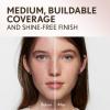 Covergirl Clean Invisible Pressed Powder, Lightweight, Breathable, Vegan Formula, Warm Nude 158, 0.38oz(110 Classic Ivory)