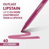 Covergirl Outlast, 45 Brazen Raisin, Lipstain, Smooth Application, Precise Pen-Like Tip, Transfer-Proof, Satin Stained Finish, Vegan Formula, 0.06oz(40 Jazzberry)