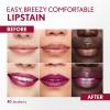 Covergirl Outlast, 45 Brazen Raisin, Lipstain, Smooth Application, Precise Pen-Like Tip, Transfer-Proof, Satin Stained Finish, Vegan Formula, 0.06oz(40 Jazzberry)