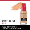 Covergirl Outlast Extreme Wear 3-in-1 Full Coverage Liquid Foundation, SPF 18 Sunscreen, Fair Ivory, 1 Fl. Oz.(Buff Beige)