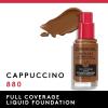 Covergirl Outlast Extreme Wear 3-in-1 Full Coverage Liquid Foundation, SPF 18 Sunscreen, Fair Ivory, 1 Fl. Oz.(Cappuccino)