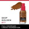 Covergirl Outlast Extreme Wear 3-in-1 Full Coverage Liquid Foundation, SPF 18 Sunscreen, Fair Ivory, 1 Fl. Oz.(Deep Golden)