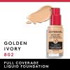 Covergirl Outlast Extreme Wear 3-in-1 Full Coverage Liquid Foundation, SPF 18 Sunscreen, Fair Ivory, 1 Fl. Oz.(Golden Ivory)