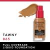 Covergirl Outlast Extreme Wear 3-in-1 Full Coverage Liquid Foundation, SPF 18 Sunscreen, Fair Ivory, 1 Fl. Oz.(Tawny)