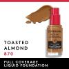 Covergirl Outlast Extreme Wear 3-in-1 Full Coverage Liquid Foundation, SPF 18 Sunscreen, Fair Ivory, 1 Fl. Oz.(Toasted Almond)