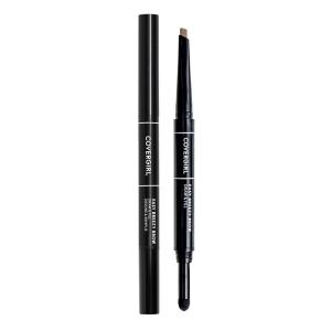 COVERGIRL – Easy Breezy Brow Draw & Fill, easy shaping & defining your brows, retractable pencil, sets in place, 100% Cruelty-Free(100 – Soft Blonde)