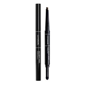COVERGIRL – Easy Breezy Brow Draw & Fill, easy shaping & defining your brows, retractable pencil, sets in place, 100% Cruelty-Free(300 – Soft Brown)