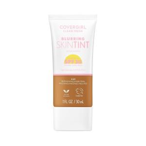COVERGIRL Clean Fresh Blurring Skin Tint with SPF 30, 410 Fair Neutral, Liquid Foundation, Soft Matte Finish, Smooths, Brightens, Blurs Pores, Mineral Sunscreen, Vegan Formula(SPF 440 Medium/Rich Neutral)