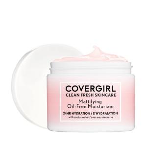 COVERGIRL Clean Fresh Skincare Mattifying Oil-Free Moisturizer, 2.0 Oz(Mattifying Oil-Free Moisturizer)
