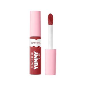 COVERGIRL Clean Fresh Yummy Gloss – Lip Gloss, Sheer, Natural Scents, Vegan Formula – Peach Out!(110 Sunrise Blush)