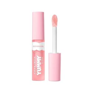 COVERGIRL Clean Fresh Yummy Gloss – Lip Gloss, Sheer, Natural Scents, Vegan Formula – Peach Out!(120 Sunshine Rays)