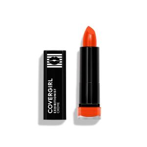 COVERGIRL Exhibitionist Lipstick Cream, Sweetheart Blush 390, Lipstick Tube 0.12 OZ (Pack of 1)(Orange AF)