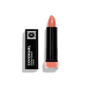COVERGIRL Exhibitionist Lipstick Cream, Sweetheart Blush 390, Lipstick Tube 0.12 OZ (Pack of 1)(Peach High)