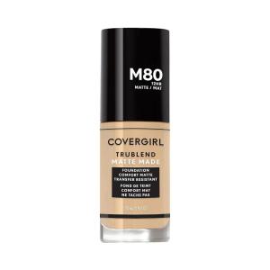 COVERGIRL TruBlend Matte Made Liquid Foundation, Cappuccino , 1 Fl Oz (Pack of 1)(CARAMEL BEIGE)