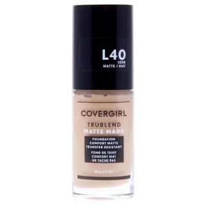 COVERGIRL TruBlend Matte Made Liquid Foundation, Cappuccino , 1 Fl Oz (Pack of 1)(CLASSIC IVORY)