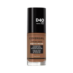 COVERGIRL TruBlend Matte Made Liquid Foundation, Cappuccino , 1 Fl Oz (Pack of 1)(DEEP BRONZE)