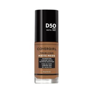 COVERGIRL TruBlend Matte Made Liquid Foundation, Cappuccino , 1 Fl Oz (Pack of 1)(DEEP GOLDEN)