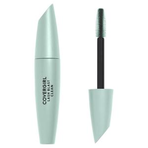 CoverGirl Lash Blast Clean Volume Mascara, Vegan Formula, Volumizing, Smudge-Proof, Black, 1 Count(810 Black Brown)