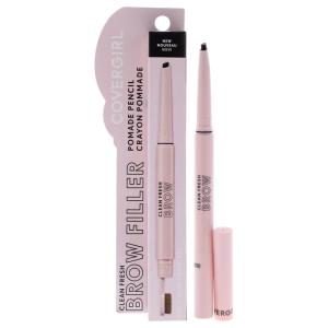 Covergirl Clean Fresh Brow Filler Pomade, 200 Blonde, Eyebrow Pencil, Ultra-Precise Tip, Creamy Formula, Highly Pigmented, Soft Matte Finish, Vegan Formula, 0.007oz([‘Black Brown’])