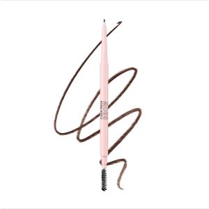 Covergirl Clean Fresh Brow Nano, 600 Dark Brown, Eyebrow Pencil, Ultra-Precise Tip, Waterproof, Transfer-Resistant, Built-In Spoolie, Vegan Formula, 0.001oz(Dark Brown)