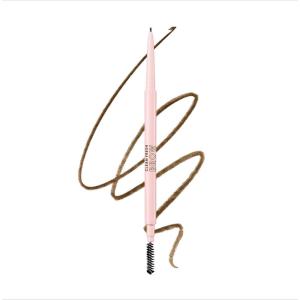 Covergirl Clean Fresh Brow Nano, 600 Dark Brown, Eyebrow Pencil, Ultra-Precise Tip, Waterproof, Transfer-Resistant, Built-In Spoolie, Vegan Formula, 0.001oz(Medium Brown)