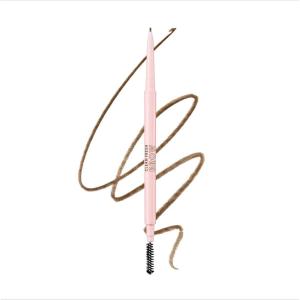 Covergirl Clean Fresh Brow Nano, 600 Dark Brown, Eyebrow Pencil, Ultra-Precise Tip, Waterproof, Transfer-Resistant, Built-In Spoolie, Vegan Formula, 0.001oz(Soft Brown)